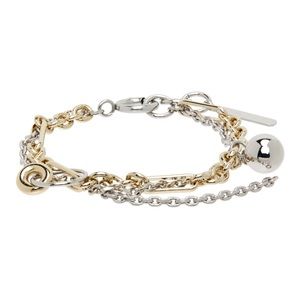 ✨NEW!✨ JUSTINE CLENQUET
Gold & Silver Rachel Mixed-metal Two-tone Bracelet XS 7"